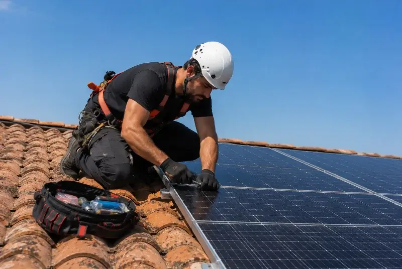 Maintenance et monitoring de panneaux solaires à Simandre-sur-Suran