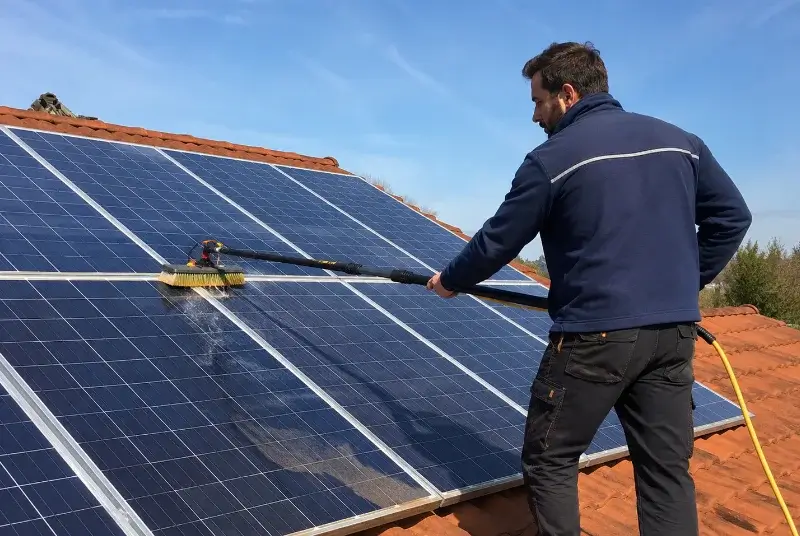 Nettoyage et entretien de panneaux solaires à Simandre-sur-Suran